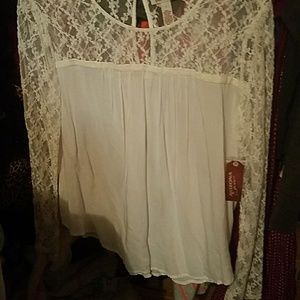 A white long sleeve shirt